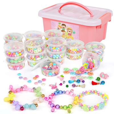 China Cute Jewelry Making Kit Kids Beading Necklaces Crafts Bracelet Gift Bracelet Making Kit for sale