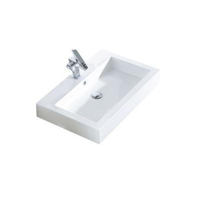 China Factory Supply Low MOQ Modern Wall-hung Modern Basin Bathroom Vanity Sink Lavatory Sink for sale