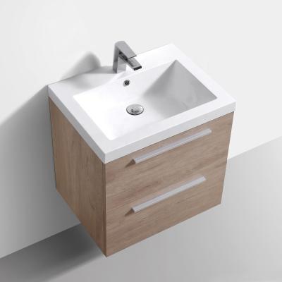 China New Product Modern Waterproof Bathroom Cabinet Wall Mount Double Sink Vanity With Aluminum for sale