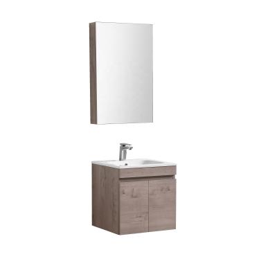 China New Modern Single Bathroom Sink Wooden Medicine Cabinet Bathroom Cabinet Vanity Set for sale