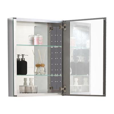 China EUROPE Customized Design Medicine Cabinet Bathroom Mirror Cabinets Single Door Aluminum Medicine Cabinet for sale