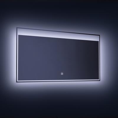 China 2-Face Customized Design Sensor Square Switch Light Backlit Led Bathroom Mirror for sale