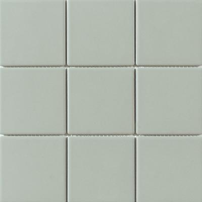 China Glazed Metallic New Products 97*97mm Color Swimming Pool Matte Gray Mosaic Tiles For Home Decoration Y9721M for sale