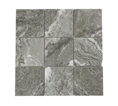 China Parquet design antique marble stone like kitchen wall ceramic tile mosaic porcelain slab for sale