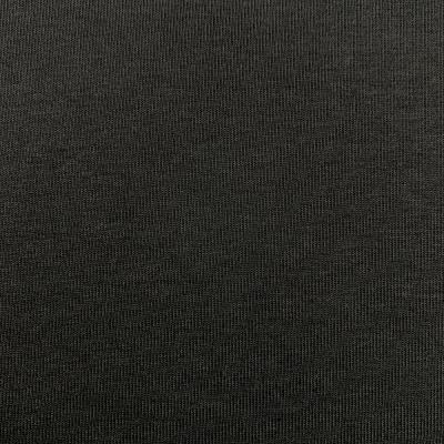 China Stretchable Organic Cotton Fabric Dark Black Color Stability Knitting Grade 3.5 Direct From Factory for sale