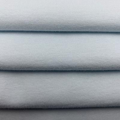 China JCVC Organic Single Jersey 60/40 Single Color 130GSM Light Weighted Fabric For Comfortable Shirt for sale