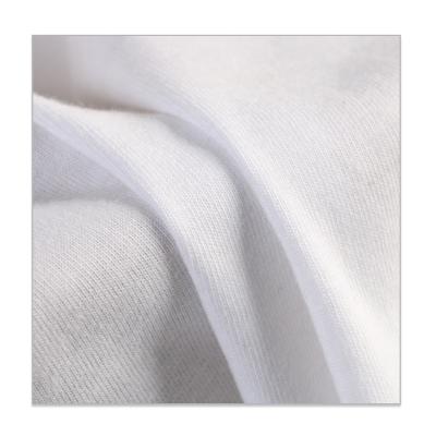 China Organic Ready For Print Fabric White Cotton Knit Printed Jersey Fabric for sale