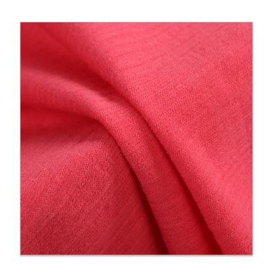 China 230GSM Organic Textured Spandex Jersey Fabric Cotton Fabric 4 Way Spandex for sale