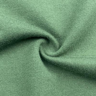 China Yarn Organic Combed Cotton With CVC French Terry Weft Knit 6040 For Sweatshirt Fleece Textile Fabric for sale