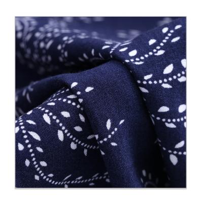 China Breathable Woven Lightweight Rayon Fabric 45x45 Density Printing Textile For Dress Shirt for sale