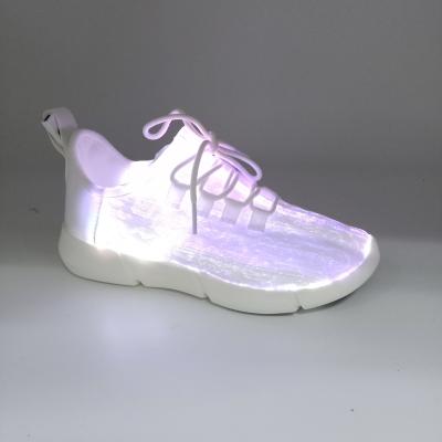 China Unisex Adults Sports Glow Colorful Luminous Shoes Flat Men Women Flat USB Rechargeable Led Light Led Shoes for sale