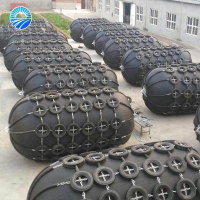 China In Stock 3.3m x 6.5m yokohama pneumatic ship fenders with 3 years warranty Te koop