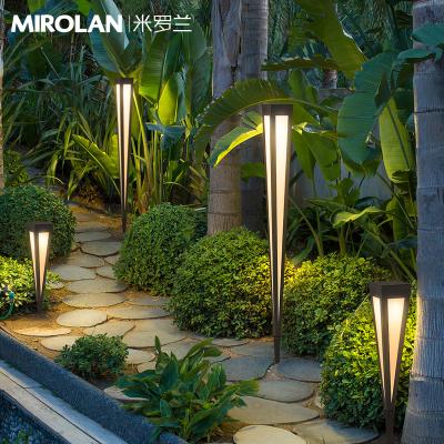 China 2020 Bestselling 3/5/10/12W Simple And Modern Solar Garden Lights Amazon Garden Waterproof Led RGB Pathway Lighting Outdoor Decorative for sale