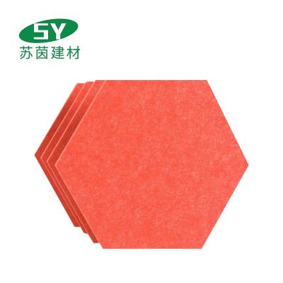 China Highly Effective Sound Absorbstion Sound Absorbstion Polyester Sound Absorption Wall Decoration Sound Barrier for sale