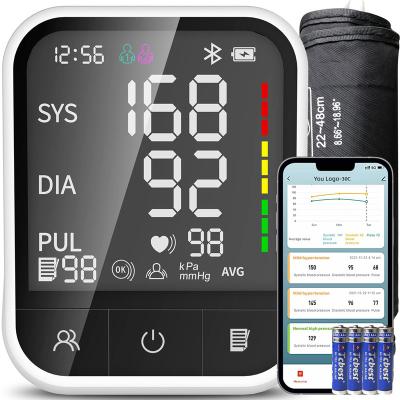 China Digital Acrylic Blood Pressure Machine Price Smart Arm Blood Pressure Monitor Digital BP Monitor with Blue Tooth Blood Pressure Monitor for sale