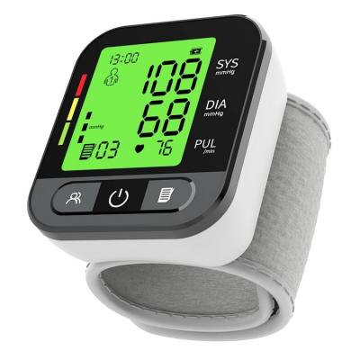 China Memories 2*99 Automatic Blood Pressure Monitor Rechargeable Wrist Digital BP Monitor Sphygmomanometer Wrist Blood Pressure Monitor for sale