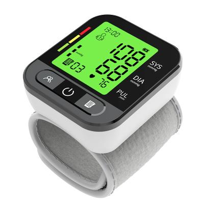 China Memories 2*99 Digital Tensiometer Wrist Blood Pressure Machine Sphygmomanometer Wrist Blood Pressure Smart Rechargeable Monitor for sale