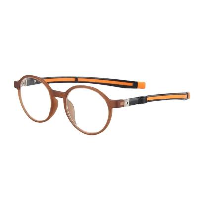 China Retro Reading Glass Eyewear Brands Round Anti Radiation Computer Unisex Blue Light Blocking Reading Glasses for sale