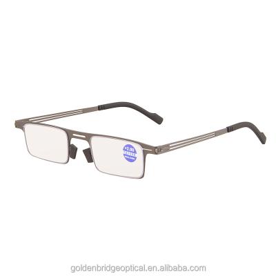 China For Progressive 2022 New Reading Glasses Blue Light Blocking Metal Thin Reading Glasses for sale