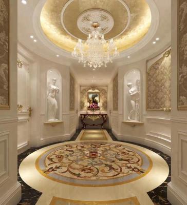 China Floor And Wall Hotel Restaurant Home Entrance Floor Medallion Design for sale