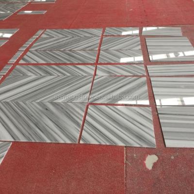 China Modern Low Price Polished Flooring Turkey Marmara Zebra Marble Tiles for sale