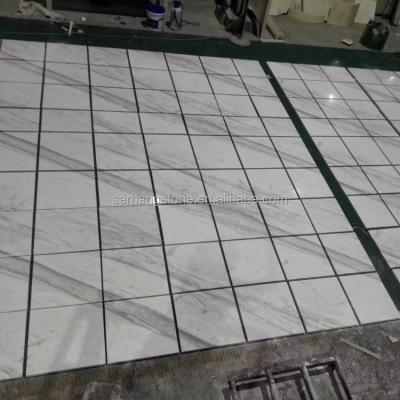 China Modern Manufacturer Wholesale Natural Volakas White Marble Tiles for sale