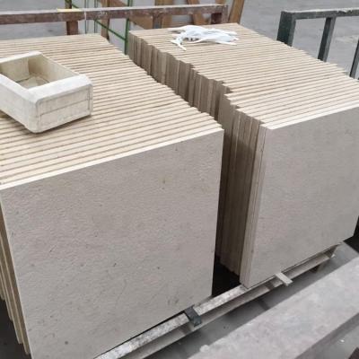 China Modern tumbled white limestone for sale