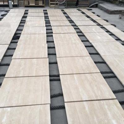 China Modern Floor Decoration Roman Beige Travertine Pavers Tile for sale