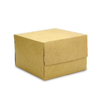 China Recycled Materials Cheap Customized Disposable Paper Cake Packaging Small Boxes Paper Boxes For Cake for sale