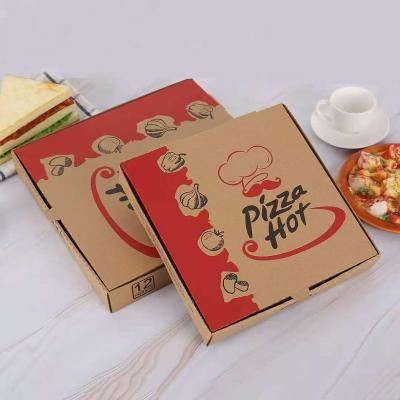 China Recycled materials 8inch 3ply small cardboard food delivery christmas pizza box eco insulated cheap shipping supplier for sale