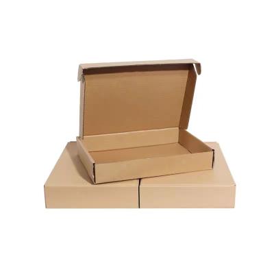 China Recycled Materials Factory Price Custom Logo Printed Eco Packaging Folding Corrugated Paper Shipping Box for sale