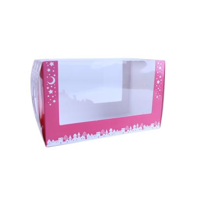 China Recyclable Manufacturers Wholesale Custom Small Rectangle Cookie Donut Pastry Paper Packaging Box for sale