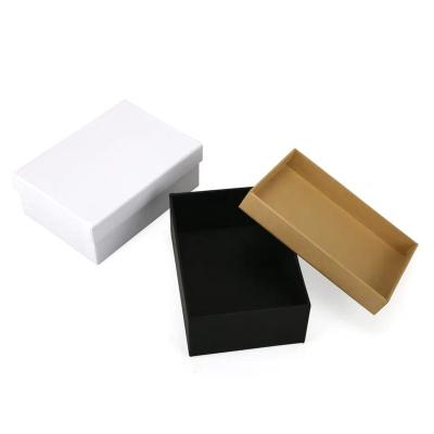 China Recycled Luxury Custom Bulk Materials Cardboard Kraft Storage Jewelry Gift Drawer Packaging Bulk Paper Box Small for sale