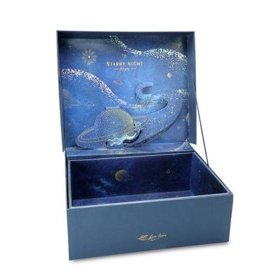 China Customizable Blue Star Mixed Sky Materials Dongguan Recycled Gift Packing Box Color Packaging Boxes for sale