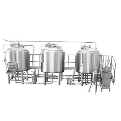 China Brewpub flexible 1000L 3 vessel brewery making system for sale for sale