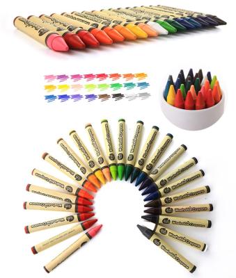 China Hand Safety Non-Toxic Stable Non-Dirty Material Suitable For Children Over 3 Years Old Doodling Little Friends Silky Colored Pencil for sale