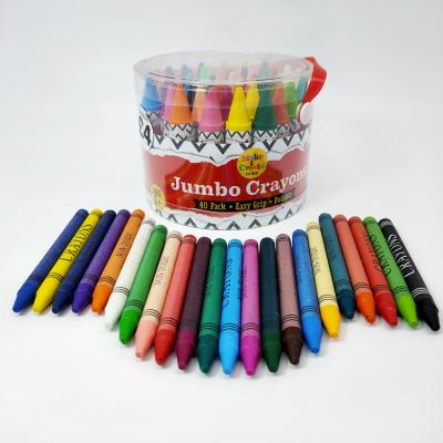 China Wholesale 12 Colors Non-Toxic Non-Toxic Hot Sale Wax Crayon Bulk Set Crayons For Kids for sale