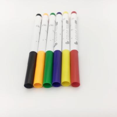 China Factory Price New Products Non-Toxic 6 Color T-shirt Thick Marker Pen for sale