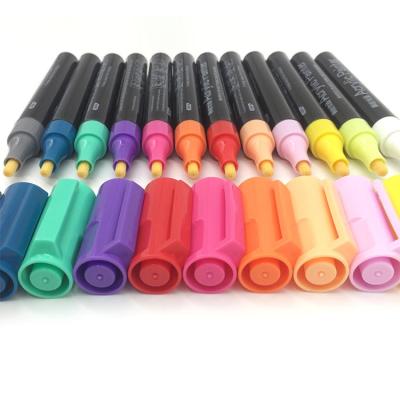 China 12 Color Non-Toxic Acrylic Paint Marker Pen For Boys And Girls by Artline for sale