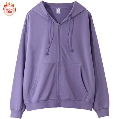 China Oversize Performance Men's Wind Anti-wrinkle Fashion Blank Purple Jumper Cotton Pullover Hoodies Sweatshirts for sale