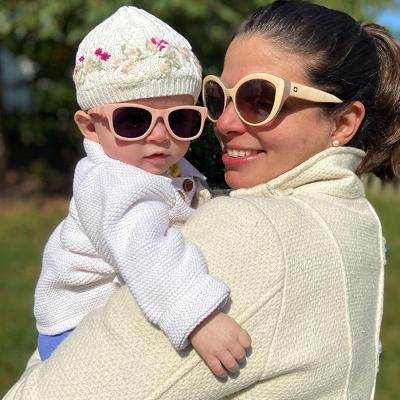 China Fashion Euromonk Sunglasses Polarized Flexible Toddler Girl Sunglasses Boy Kids UV Protection Frame TPEE Sunglasses For Baby Age For 0-24 Months for sale