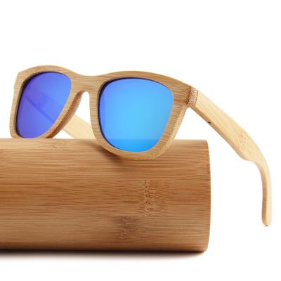 China Fashion Sunglasses Euromonk Handmade Colored Glasses Wooden Custom Polarized Bamboo Sun Glasses for sale