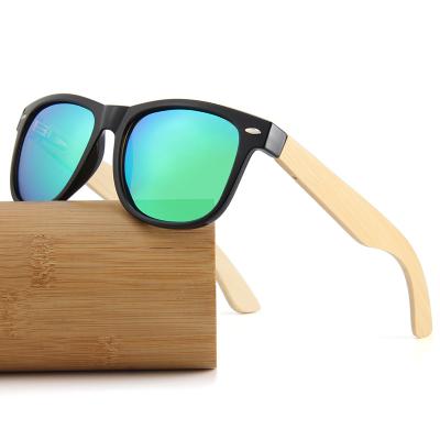 China Fashion Sunglasses Euromonk Clear Glass Sunglasses Spring Hinge Square Sun Glass Women Men Polarized Bamboo Wood Sunglasses for sale