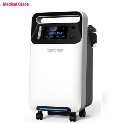 China Medical German Medris Oxygen Concentrator 5L Y-501W High Quality 94% Flow O2 Gas Generator Pure Oxygen Concenrator Y-501W Double for sale