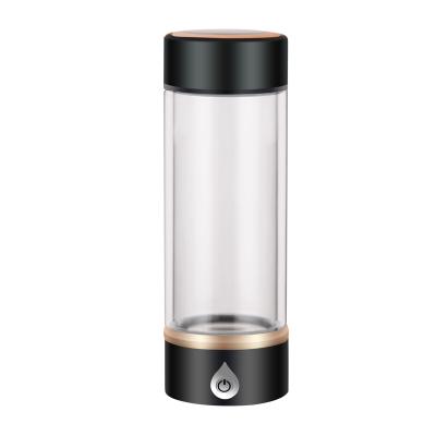 China Car OEM Hydrogen Oxygen Separation Rich Water Cup SPE Membrane H2 Nano Ionic Bubbles Ionizer Bottle Hydrogen Generator For Home Use for sale