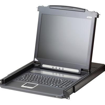 China Aten 17Inch Rackmount LCD Console support USB and PS2 CL1000M-ATA-AZ CL1000M for sale