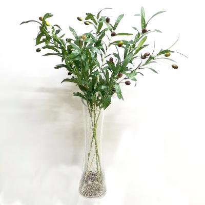 China Fashion RTS Leaces Artificial House Wedding Decoration Olive Leaf Branch for sale