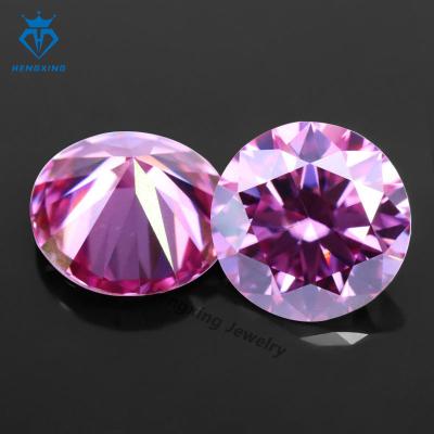 China Color Play or Fire Custom Round Brilliant Cut 3-10 mm Moissanite pass Diamond test VVS Moissanite Transparent Loose Moissanite for sale