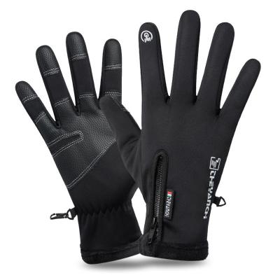 China Wholesale Adult Male Full Touch Screen Resistance Skid Glove Safety Waterproof Finger Sports Outdoor And Hot Cycling Gloves for sale