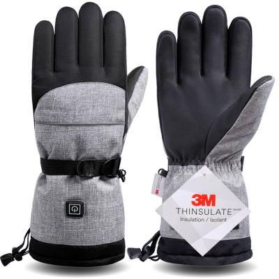 China Unisex Adult Winter Waterproof Adjustable Rechargeable Snow Electric Battery Heat GLOVES Safety Outdoor Warm Passionate Glove for sale